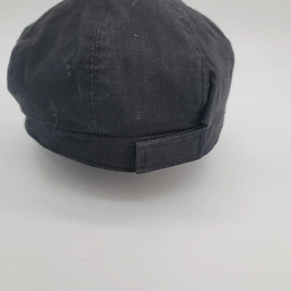 Vintage XSetmar New York Black Cabbie Boatmans Hat Stretch Fit Back Hat - Picture 8 of 11